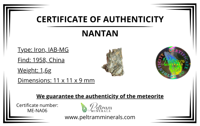 Meteorite Nantan – Guangxi, China – MENA06
