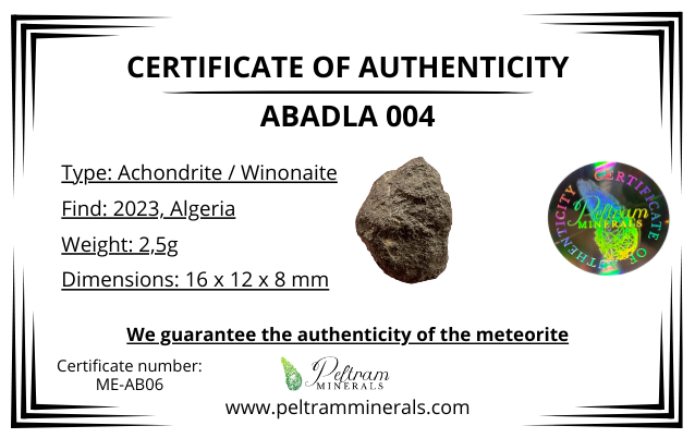 Meteorite Abadla 004 – Algeria – MEAB06