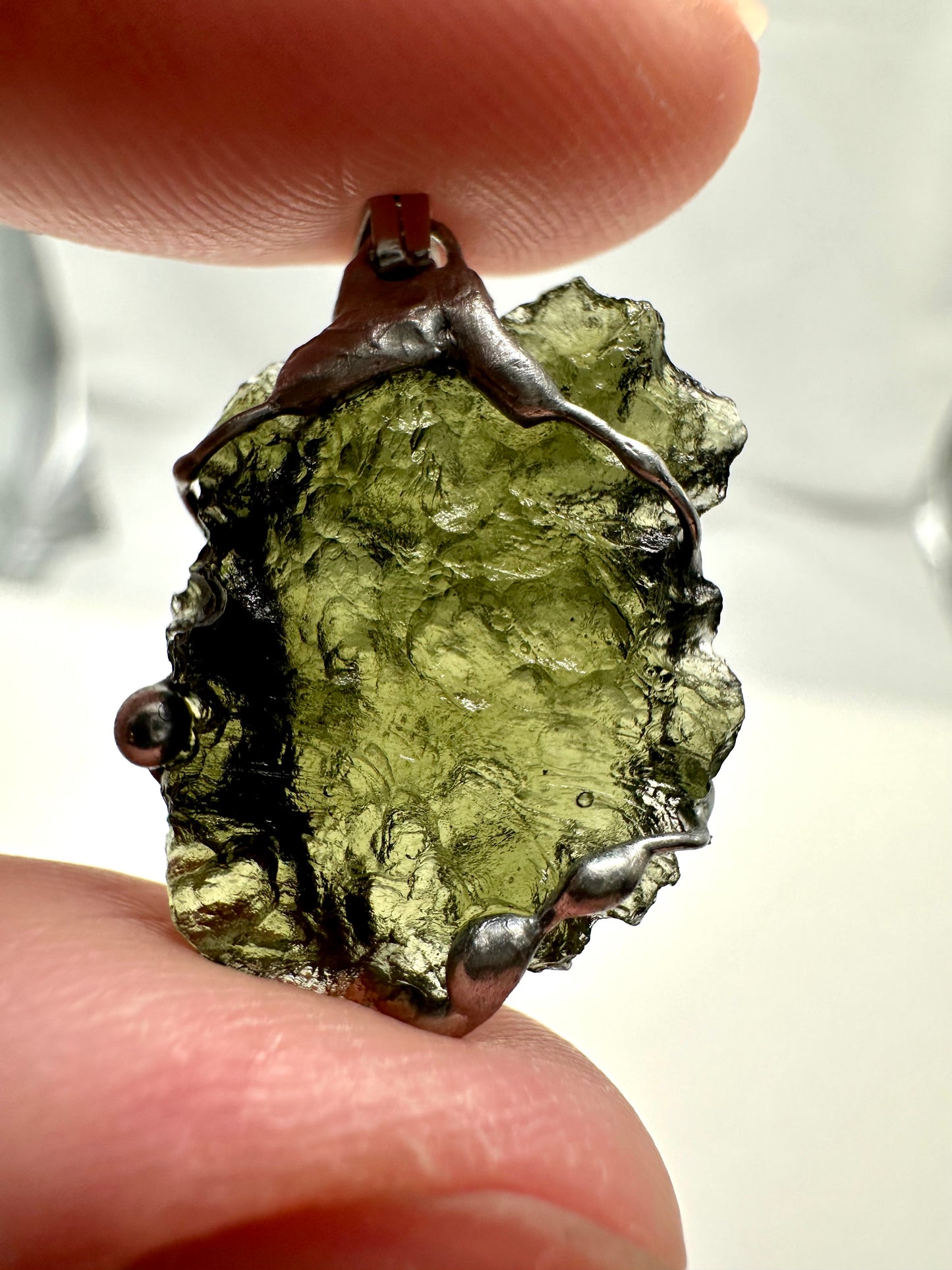 Pendente in Moldavite – P/V002