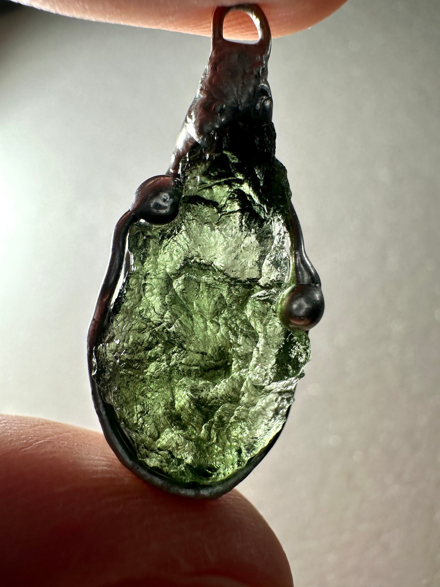 Pendente in Moldavite – P/V004