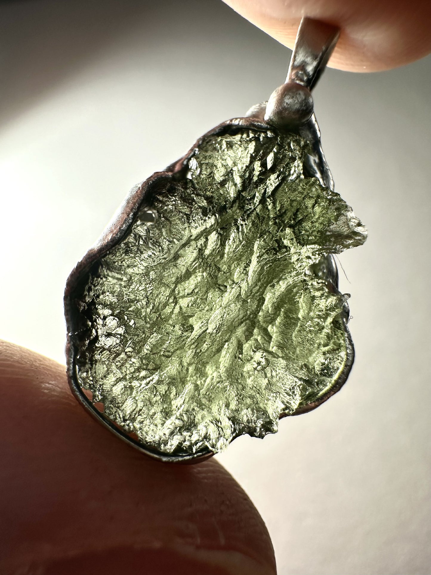 Pendente in Moldavite – P/V005