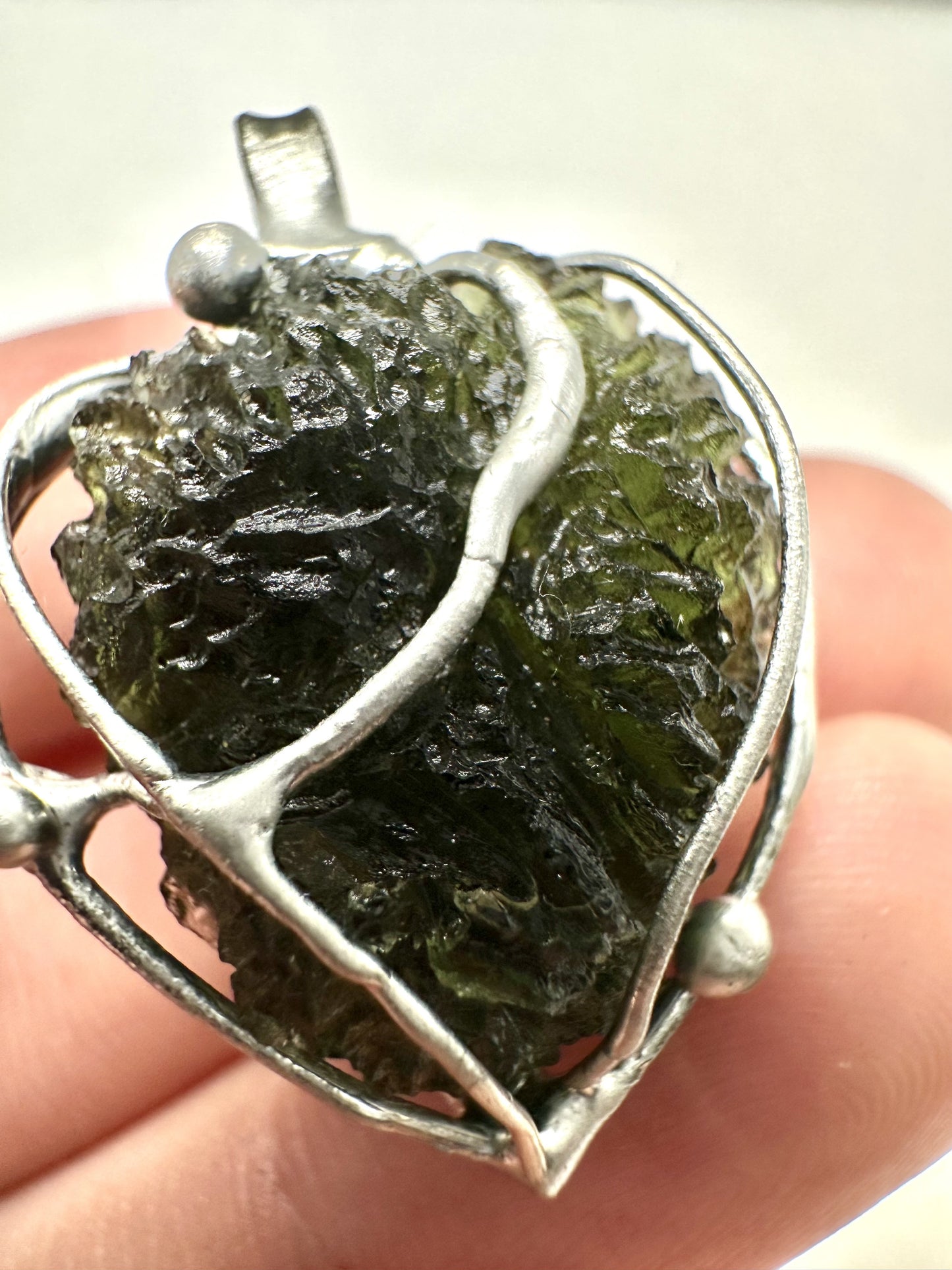 Pendente in Moldavite – P/V009