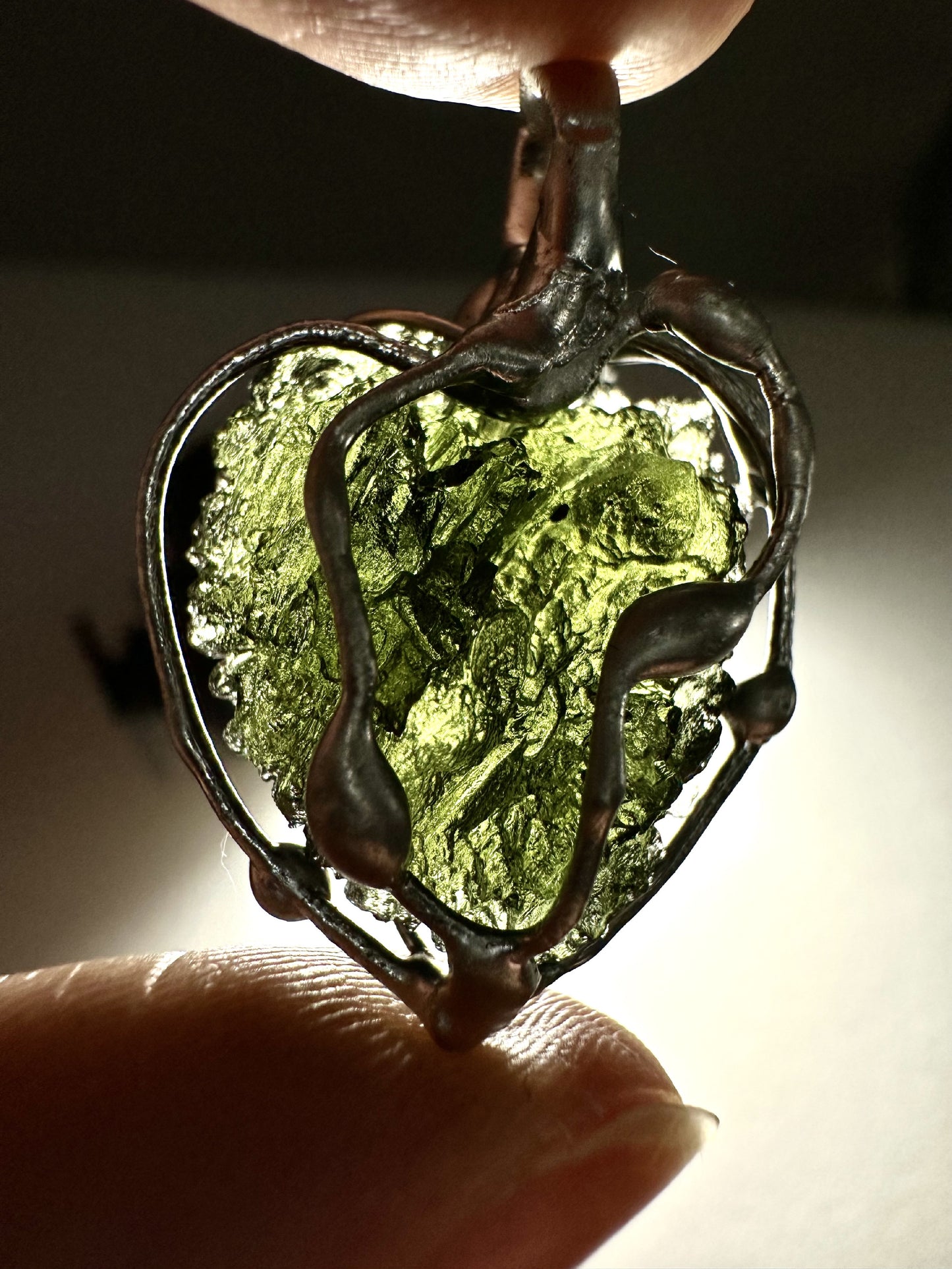 Pendente in Moldavite – P/V009
