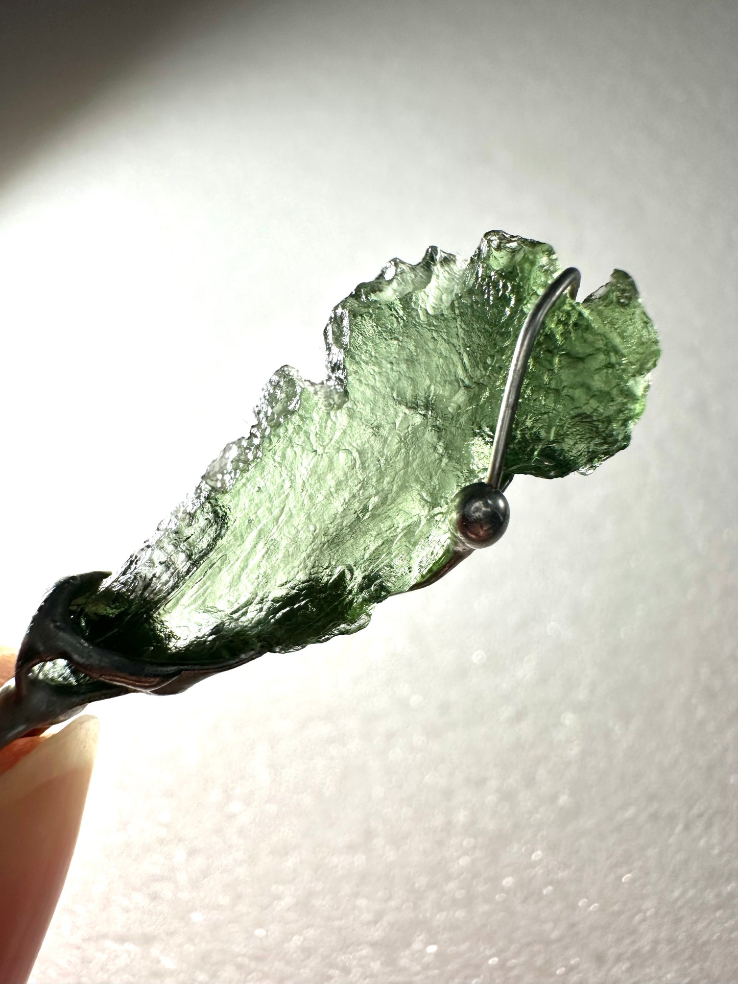 Pendente in Moldavite – P/V027