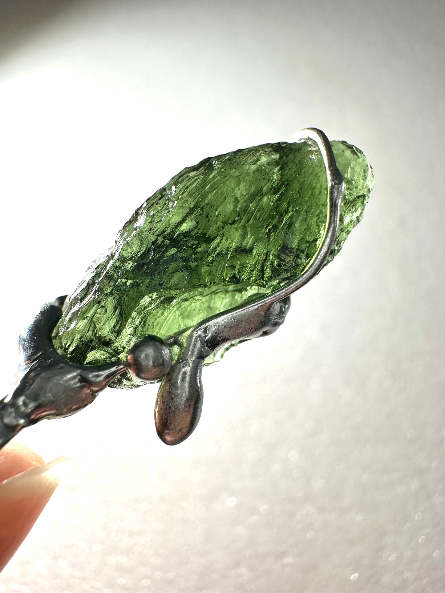 Pendente in Moldavite – P/V028