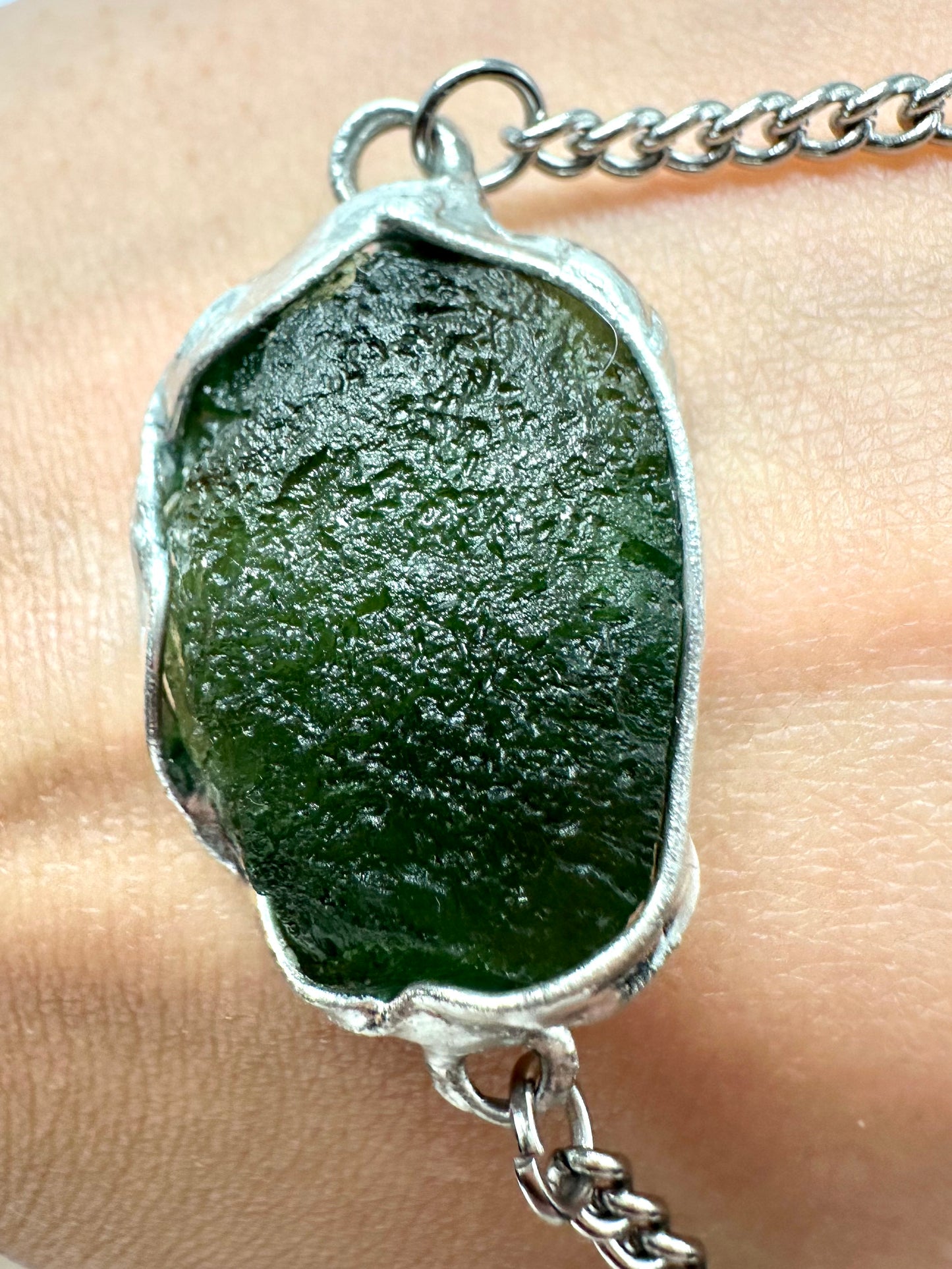 Braccialetto con Moldavite – N/V001