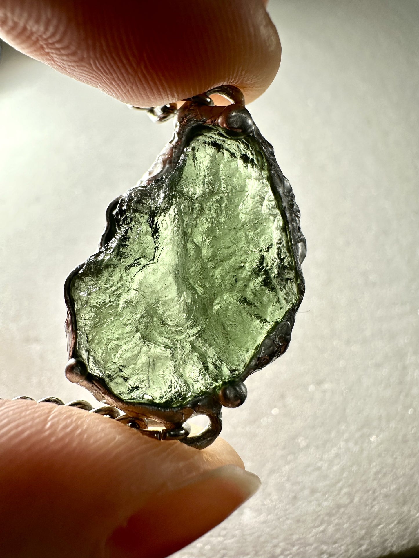 Braccialetto con Moldavite – N/V002