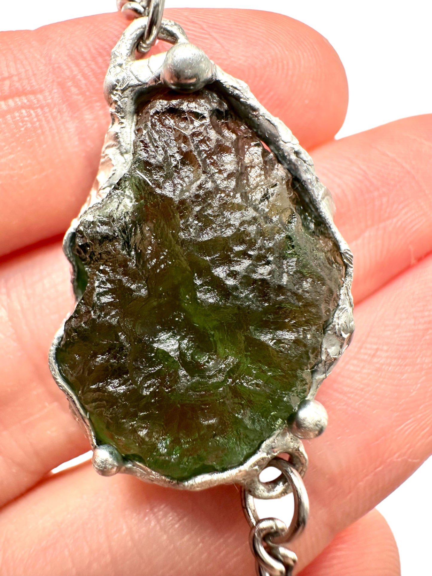 Braccialetto con Moldavite – N/V002