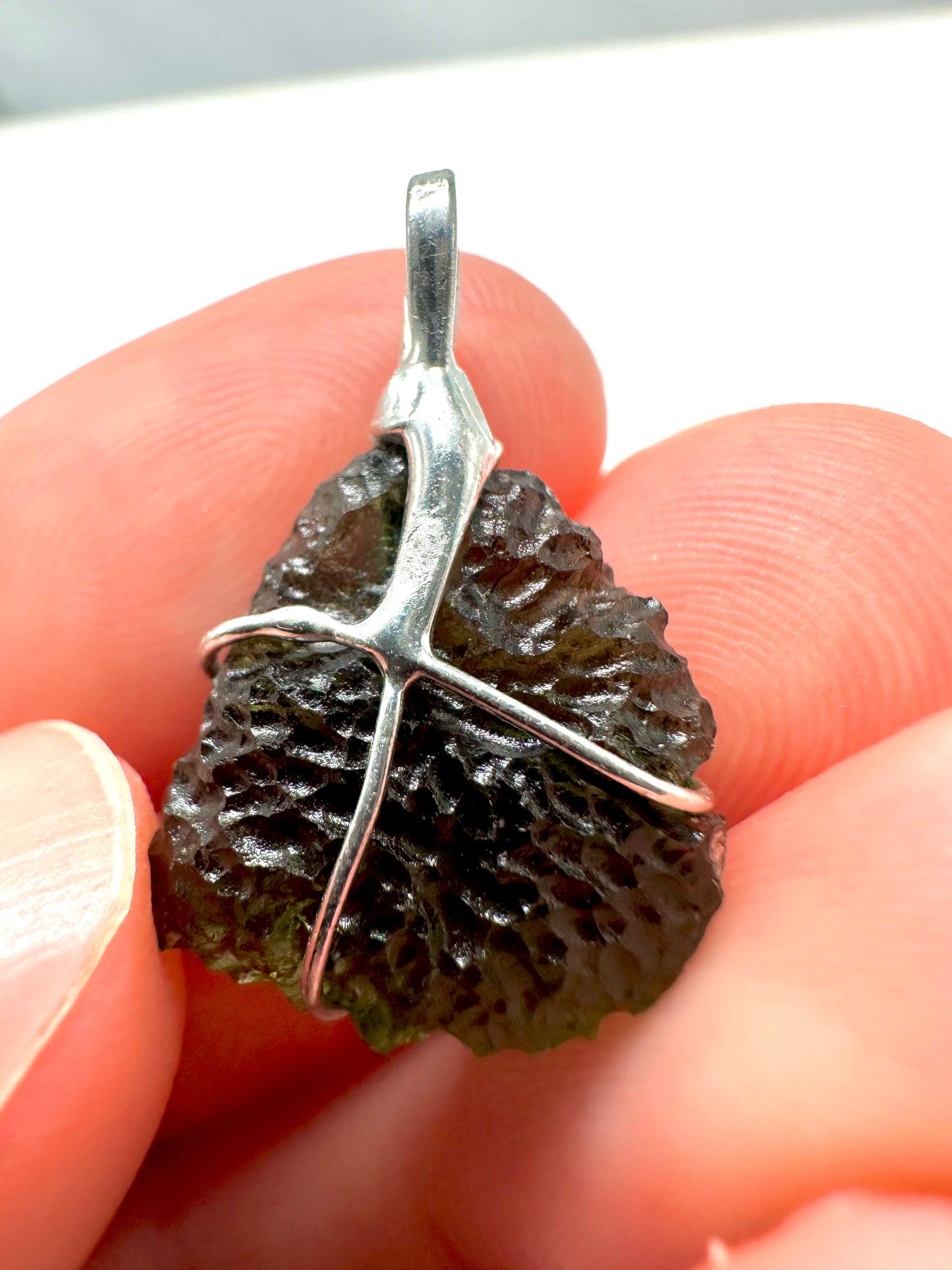 Pendente in Moldavite – P/V043