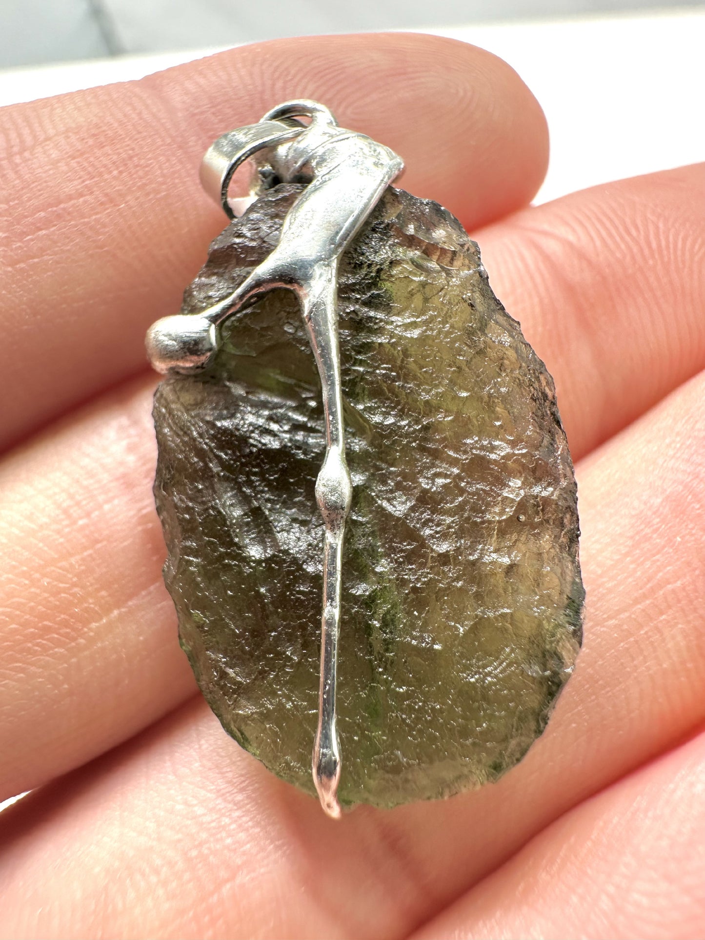 Pendente in Moldavite – P/V047