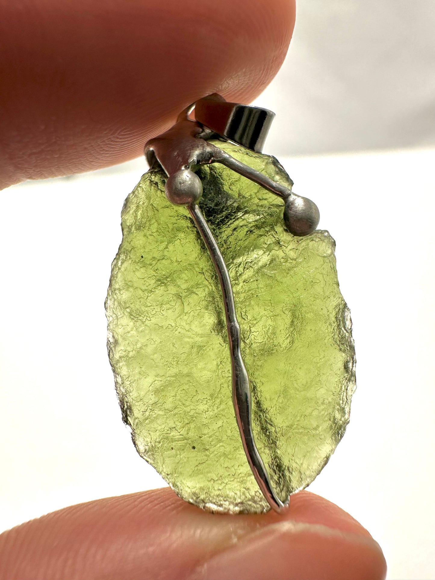 Pendente in Moldavite – P/V047