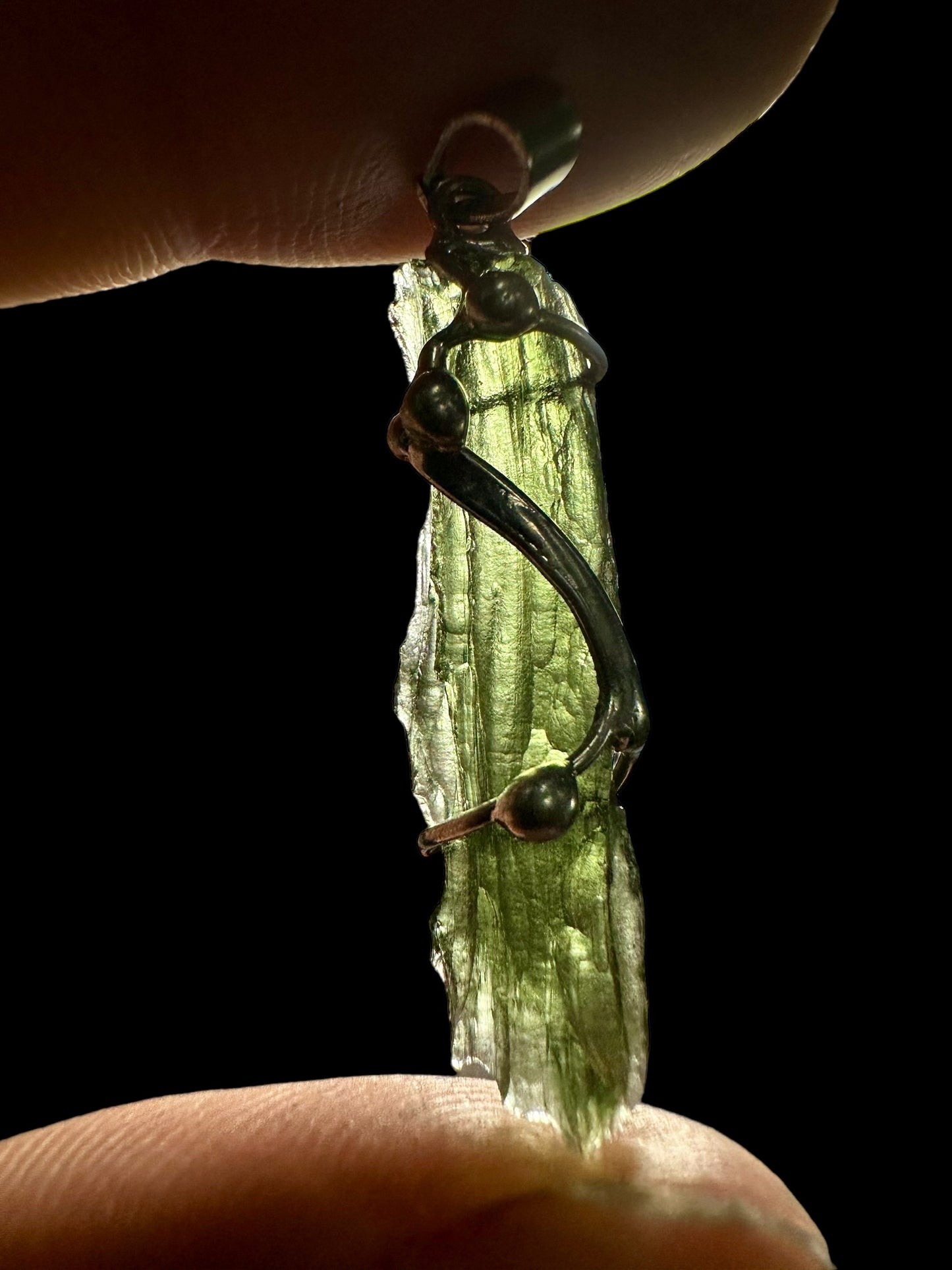 Pendente in Moldavite – P/V061