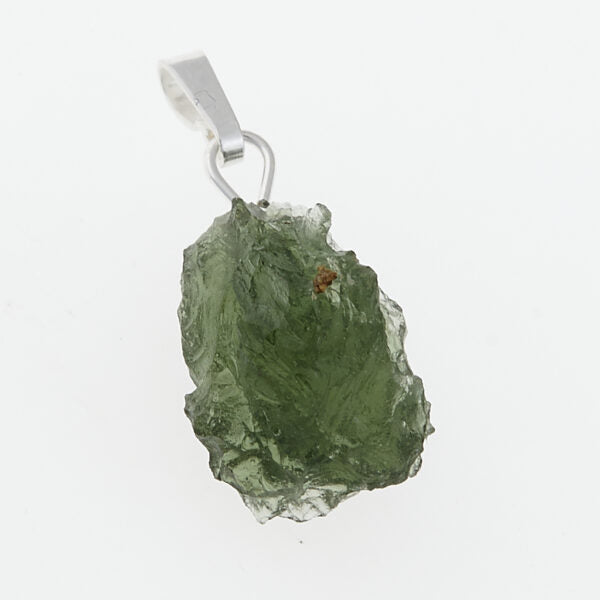 Pendente in argento con moldavite 24-05