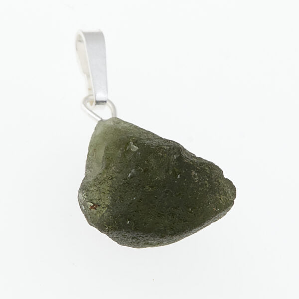 Pendente in argento con moldavite 24-16