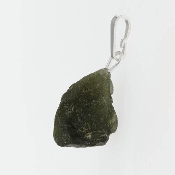 Pendente in argento con moldavite 24-16