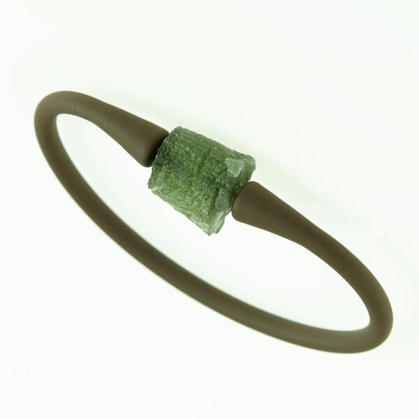 Bracciale con moldavite 1849