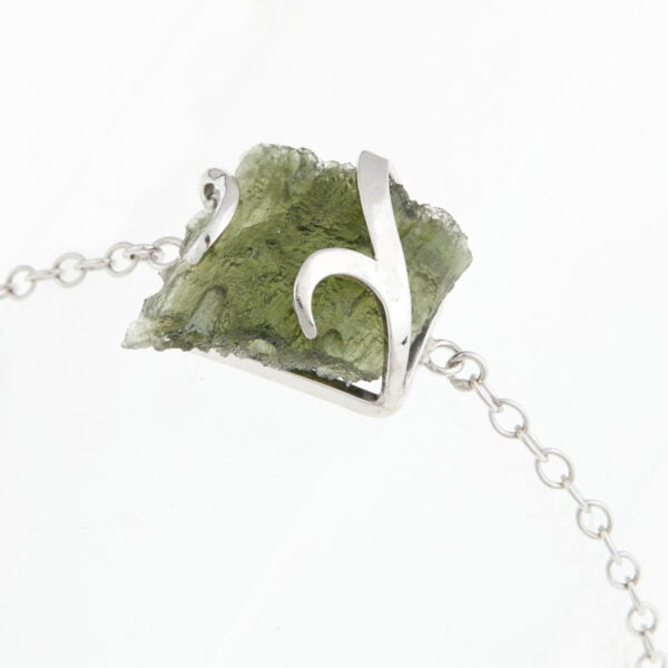 Bracciale con moldavite 1860