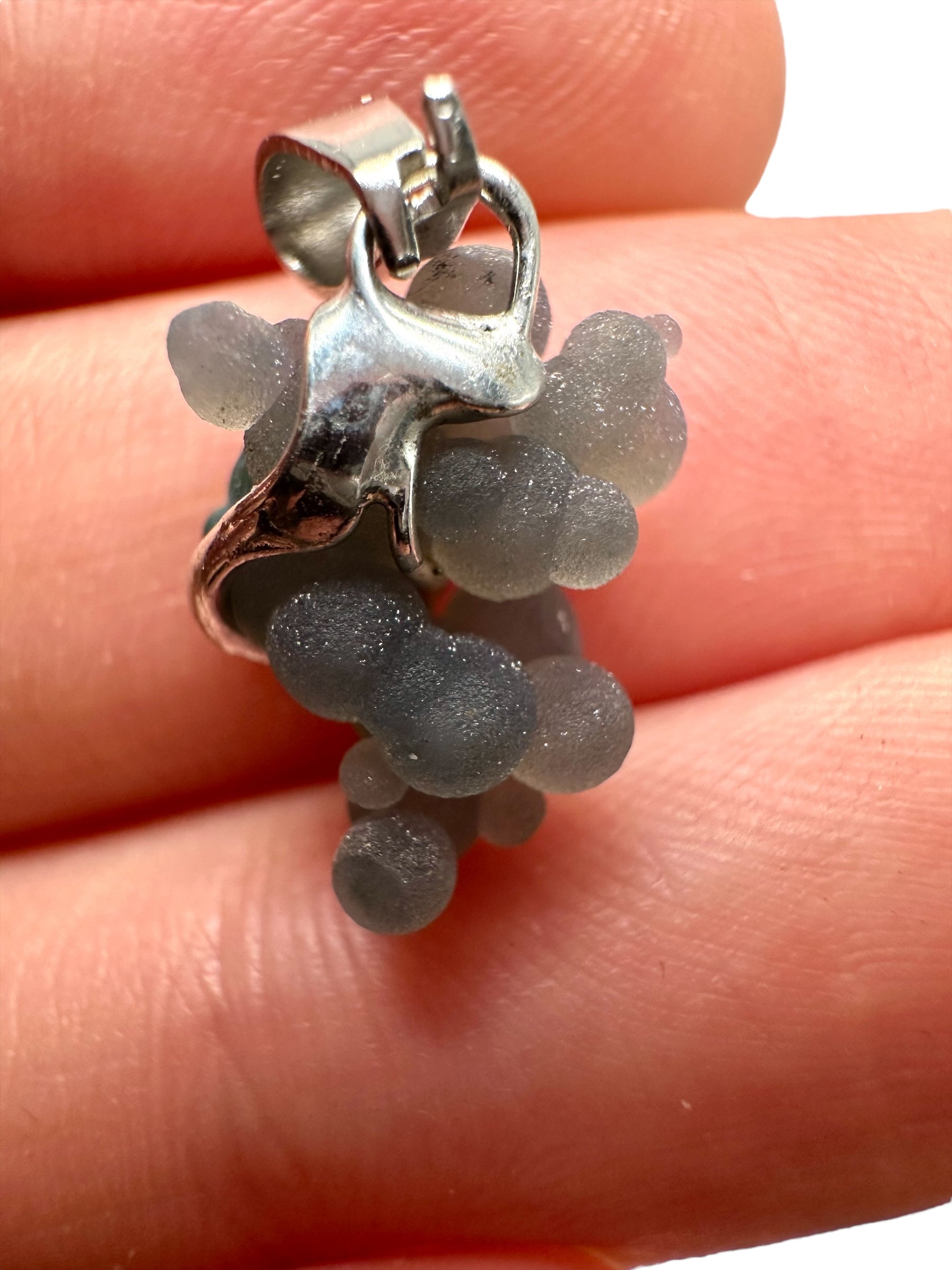 Grape chalcedony pendant