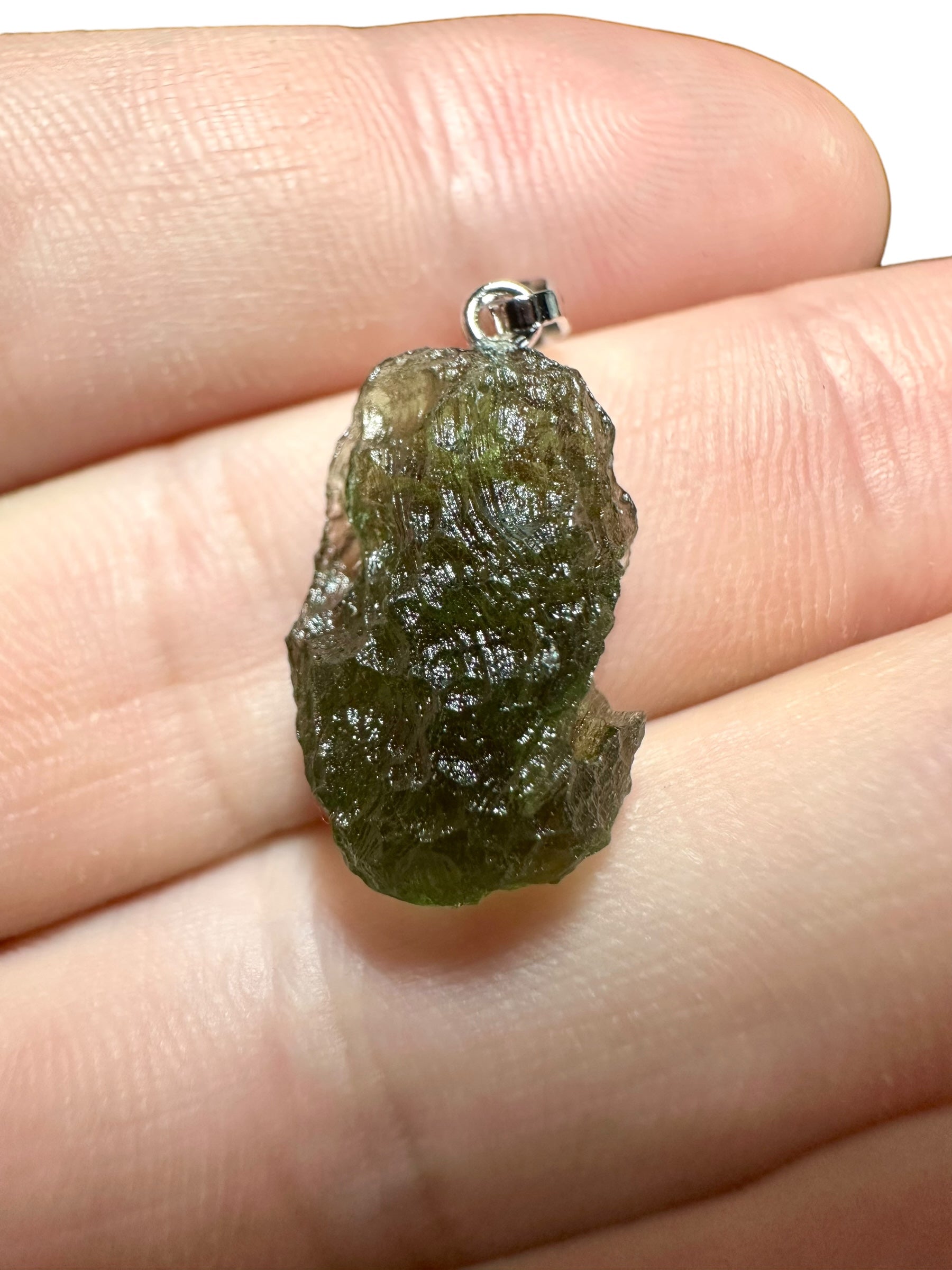 Moldavite pendant - P/V079