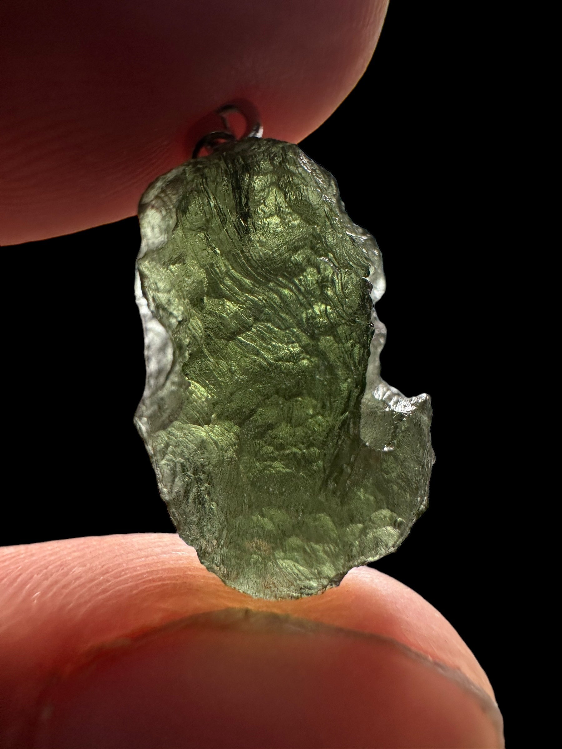 Moldavite pendant - P/V079