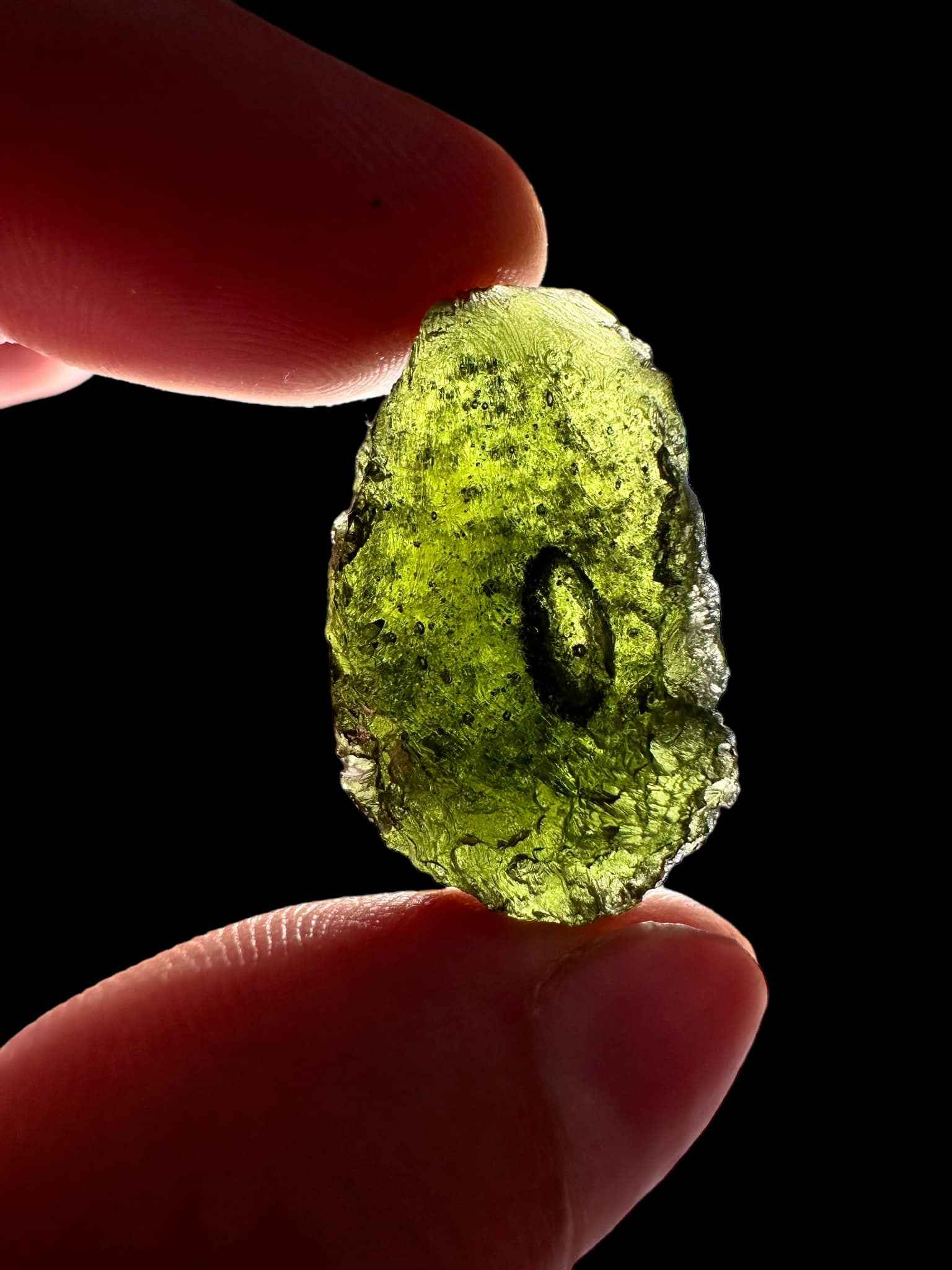 Moldavite sfaccettata 11,6g - V1664