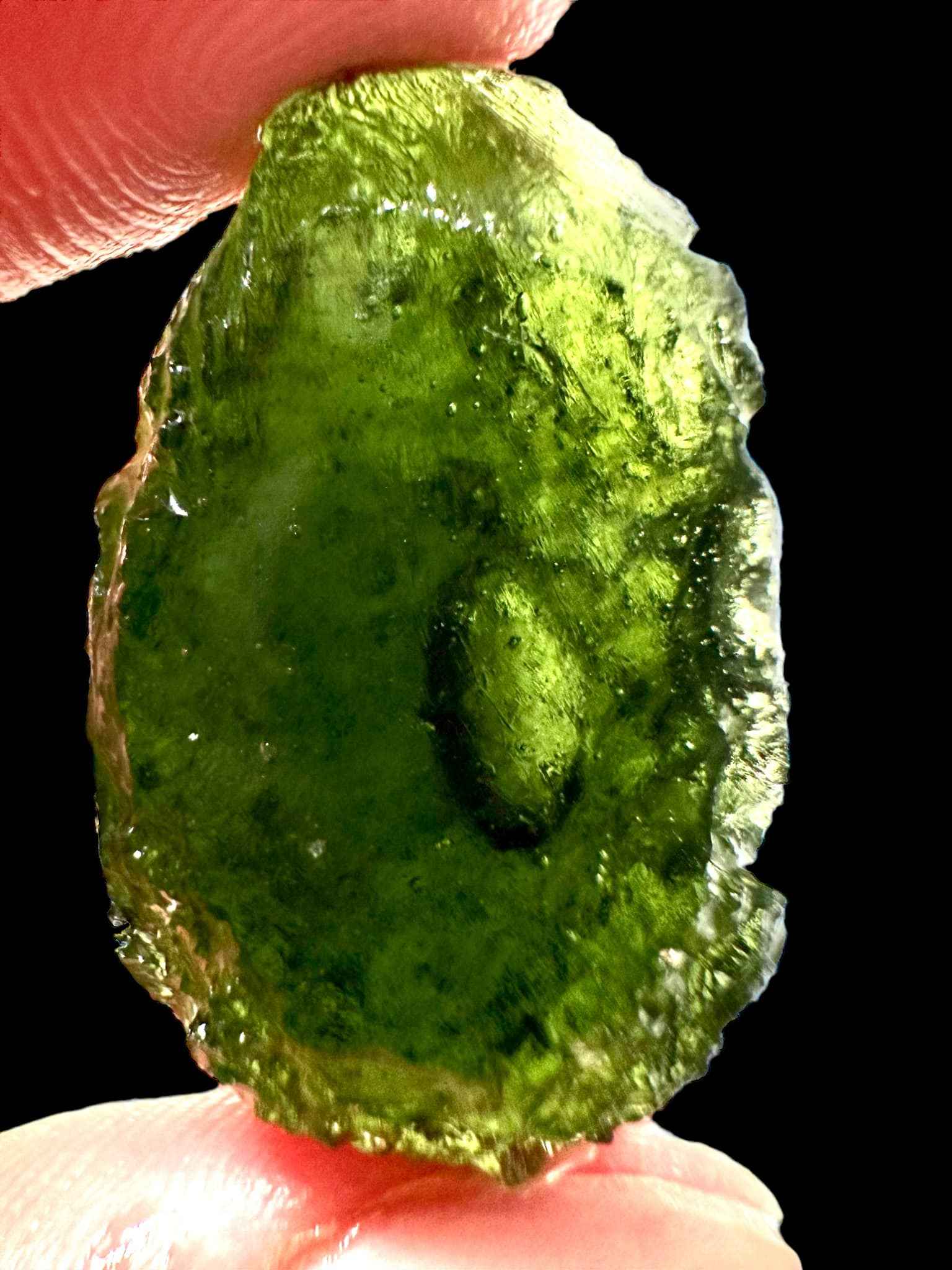 Moldavite sfaccettata 11,6g - V1664