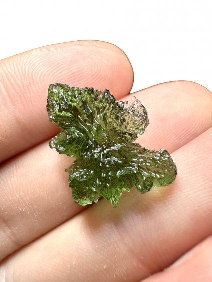 Moldavite Grezza – Maly Chlum – 2g - V120-10