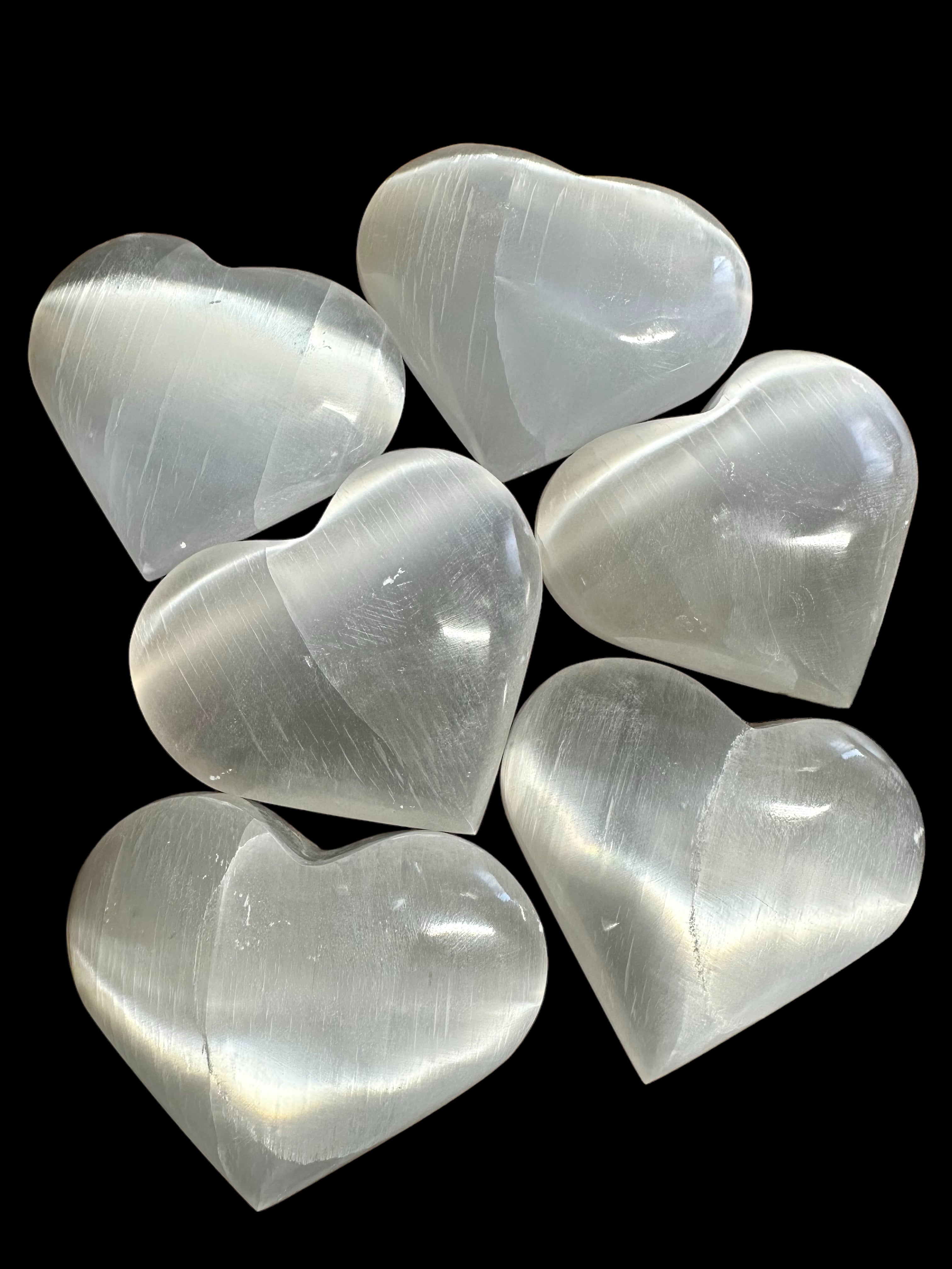 Selenite heart – Morocco