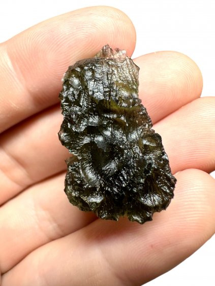 Moldavite Grezza – Dolní Chrášťany – 8,2g - V120-19