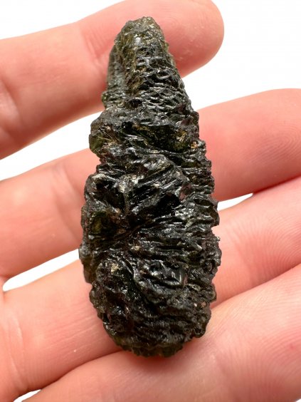 Moldavite Grezza – Lhenice – Jahodárna – 21,3g - V120-23