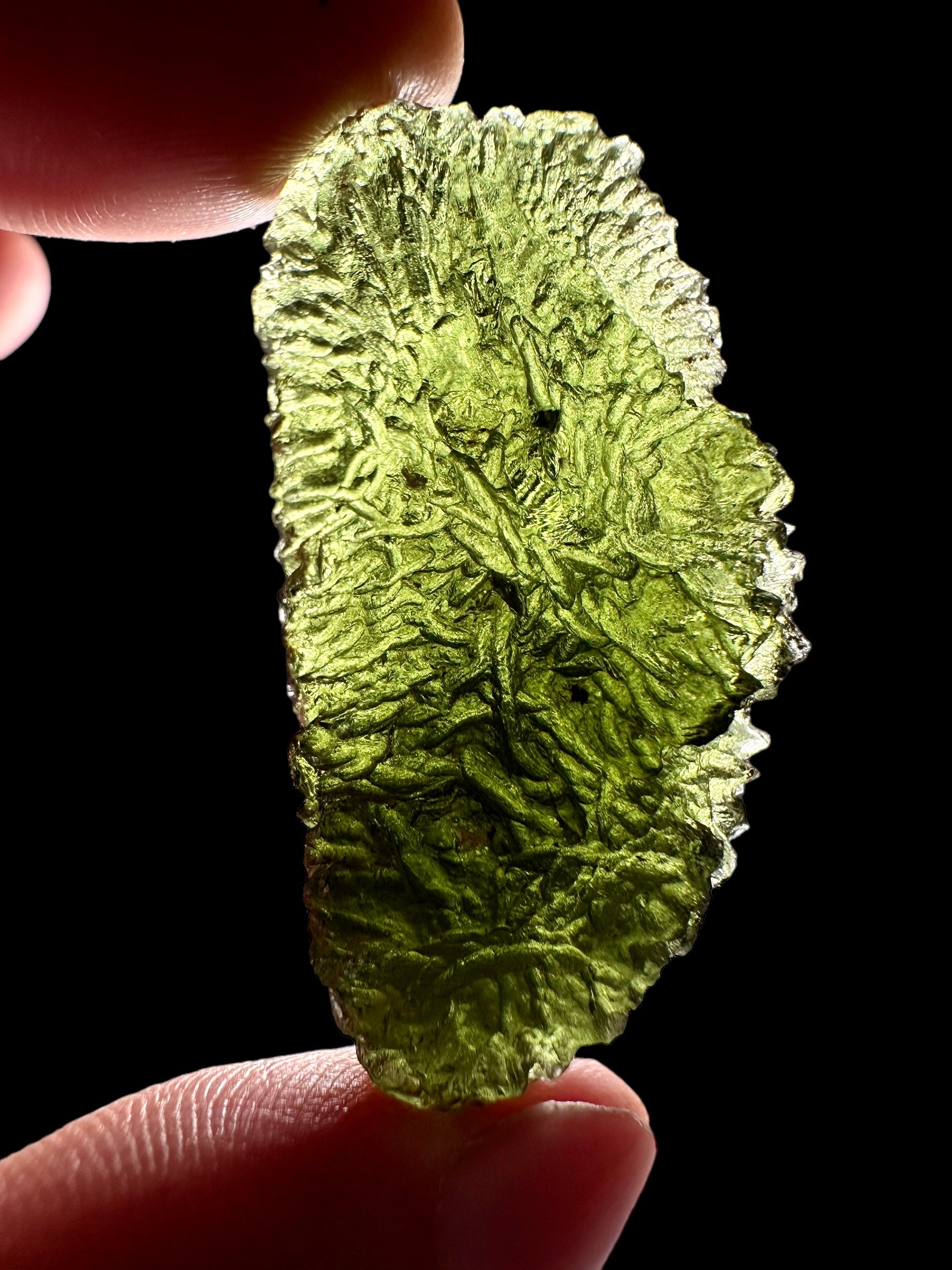 Moldavite – Lhenice – Jahodárna – 21,3g - V2009