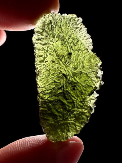 Moldavite Grezza – Lhenice – Jahodárna – 21,3g - V120-23