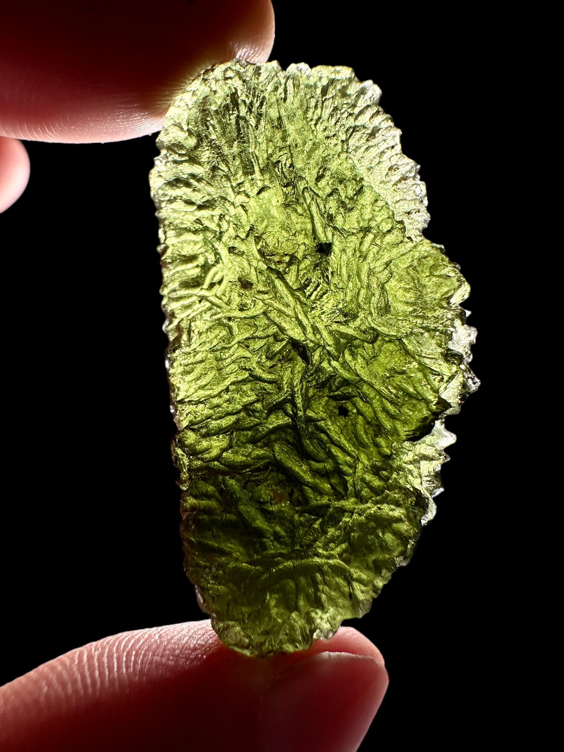 Moldavite – Lhenice – Jahodárna – 21,3g - V2009