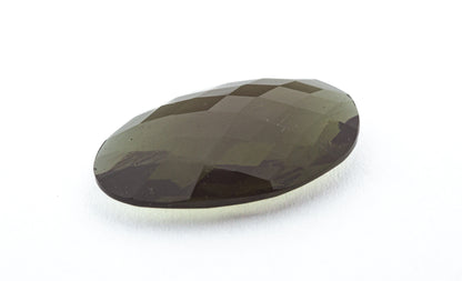 Faceted moldavite
