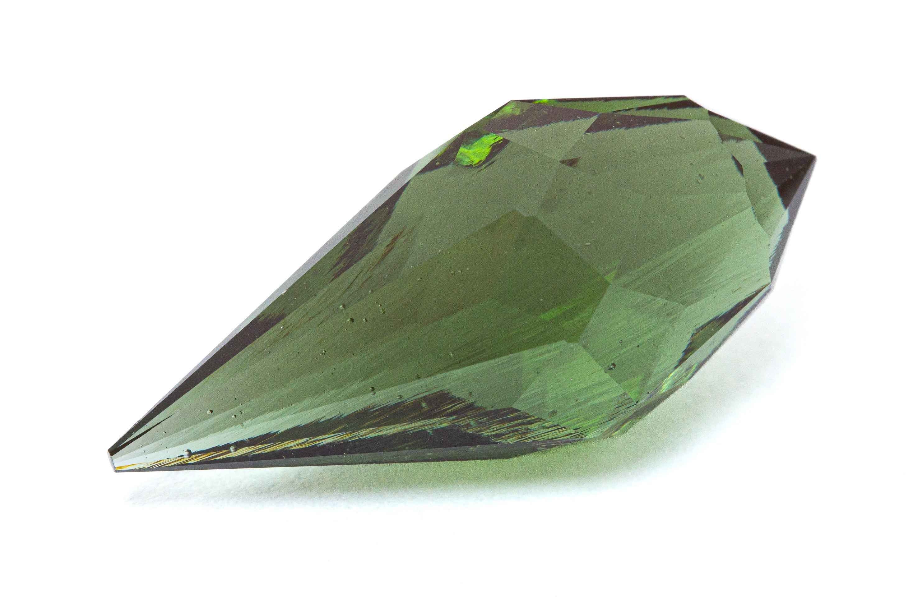 Moldavite faccettata 18,4ct - BV013