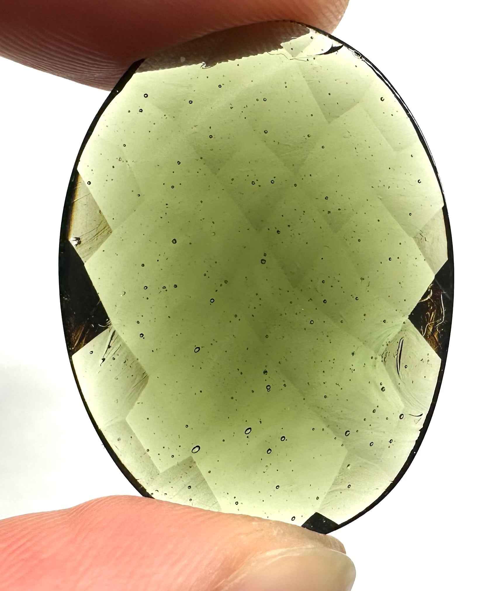 Moldavite faccettata 37,05ct - BV016
