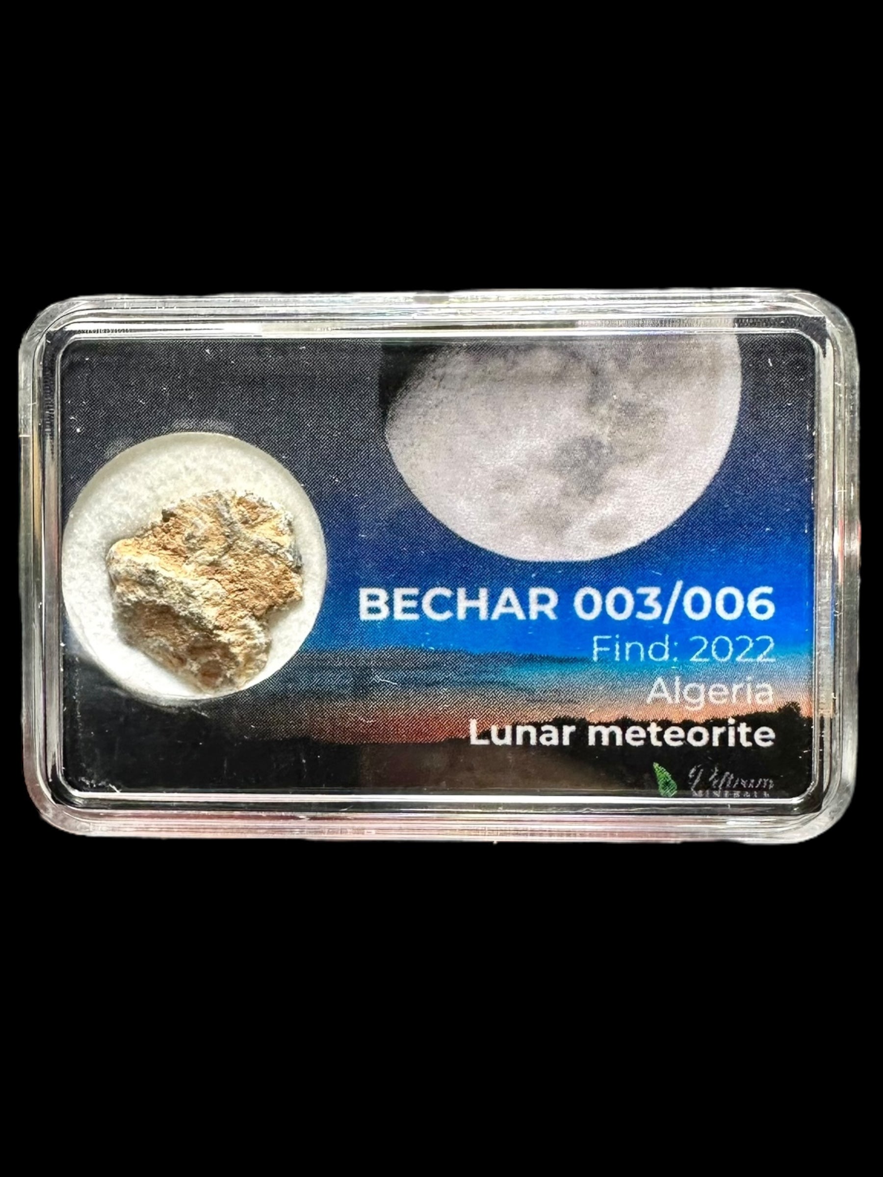 Lunar meteorite Bechar 003/006 – 0,9g – Algeria
