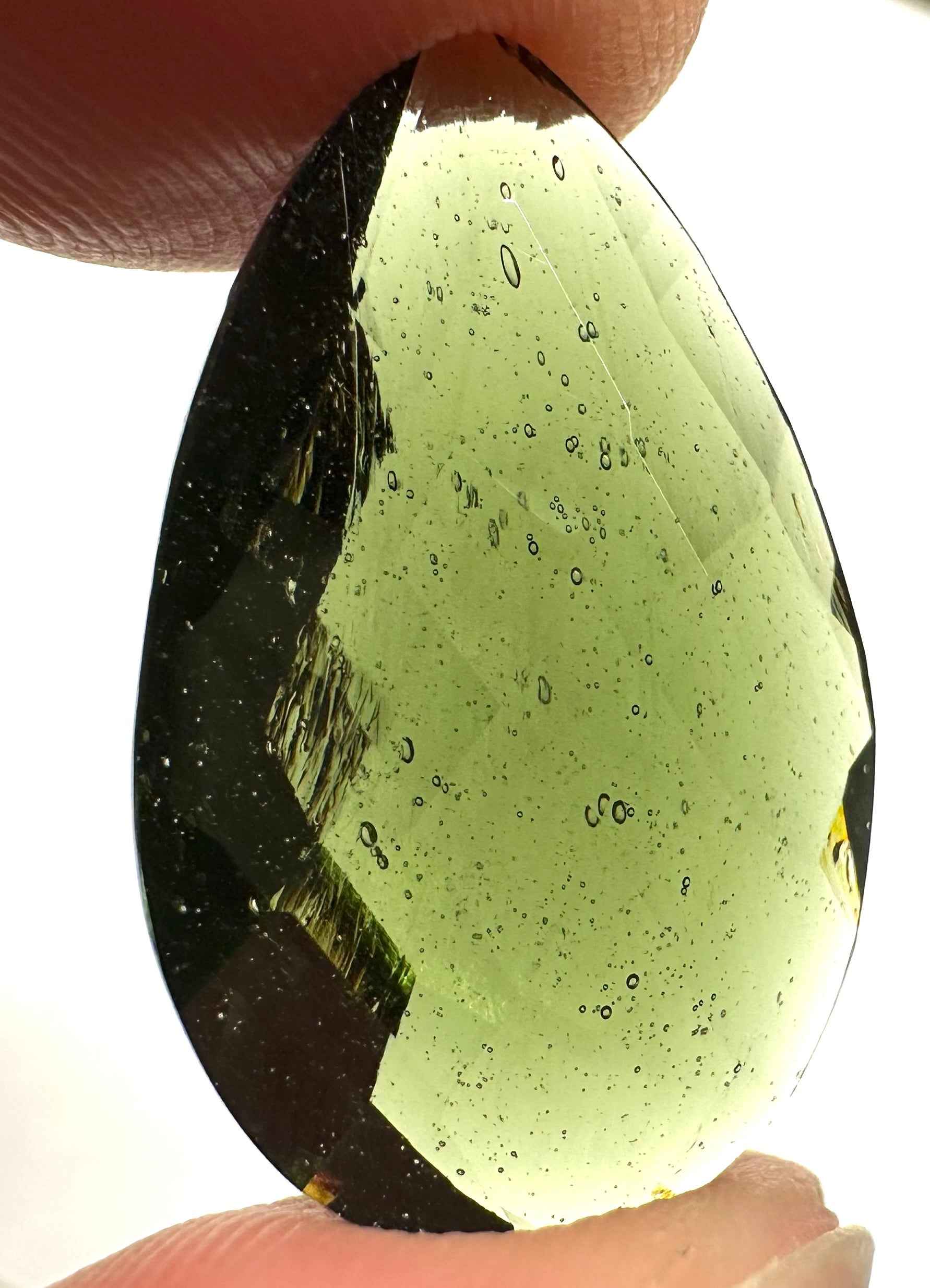 Moldavite faccettata 16,1ct - BV022