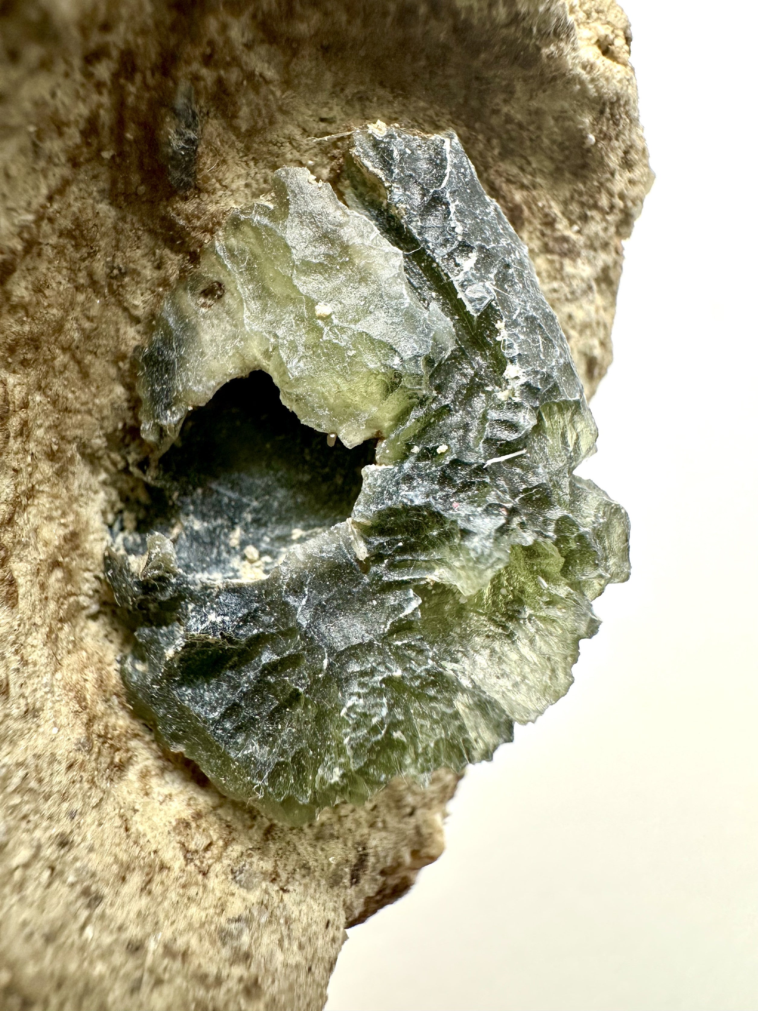 Moldavite in the sediment – Besednice Stoh - INS003