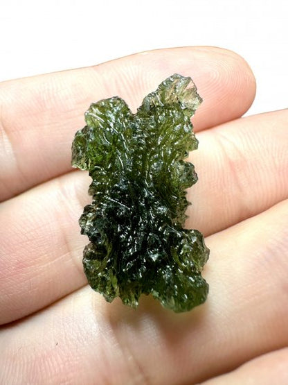 Moldavite Grezza – Maly Chlum – 4,4g - V120-38