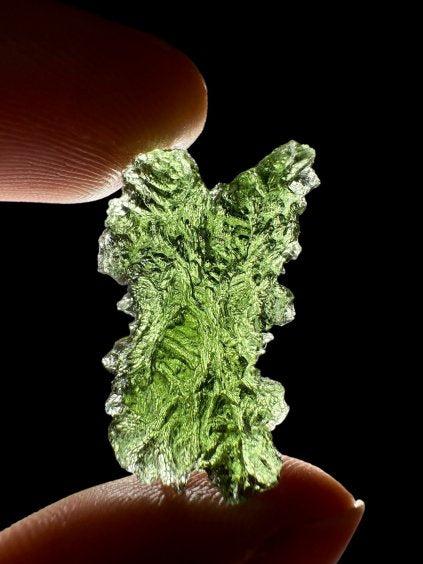 Moldavite Grezza – Maly Chlum – 4,4g - V120-38