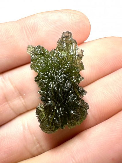 Moldavite Grezza – Maly Chlum – 4,4g - V120-38