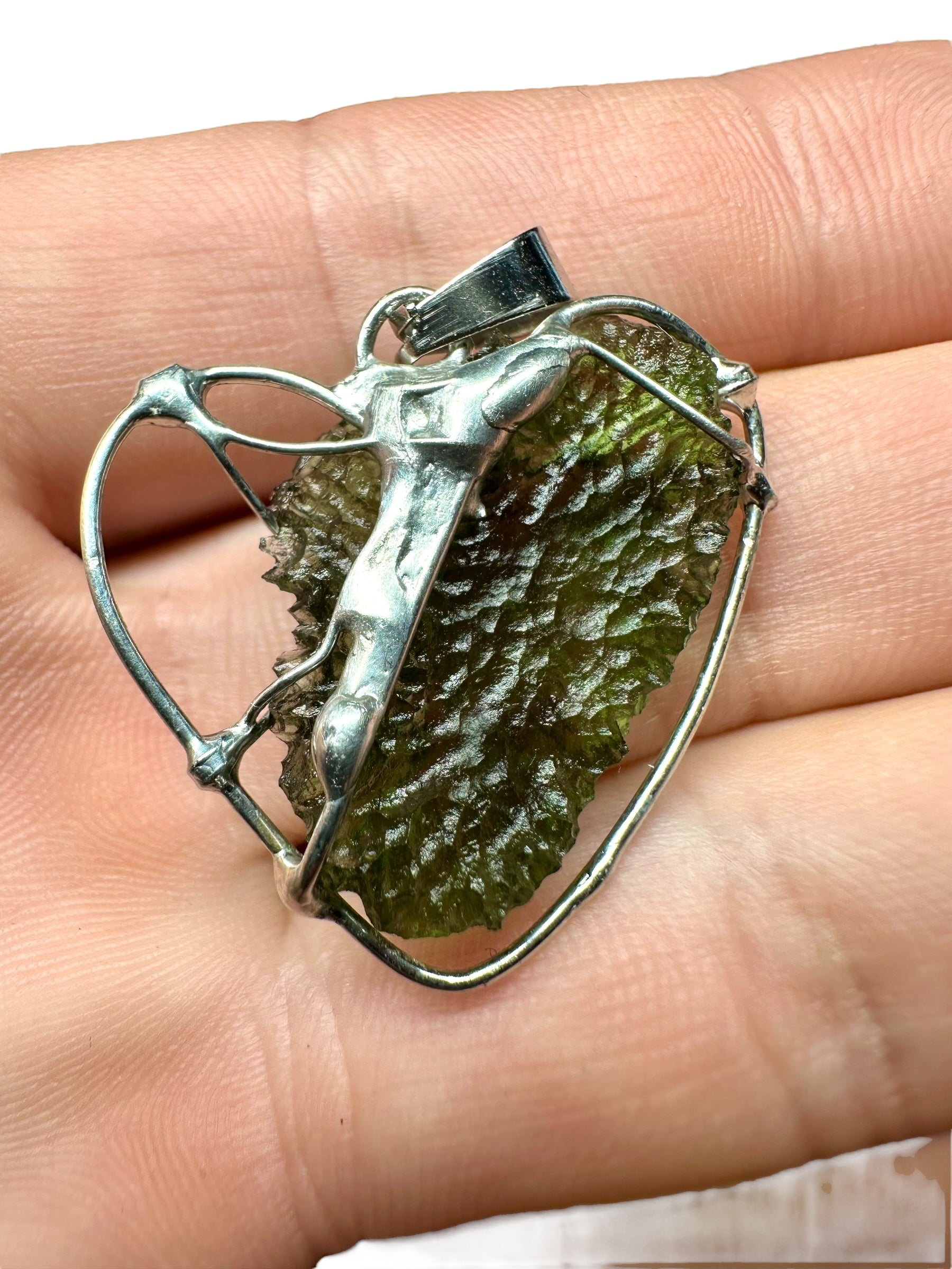 Moldavite pendant - P/V111