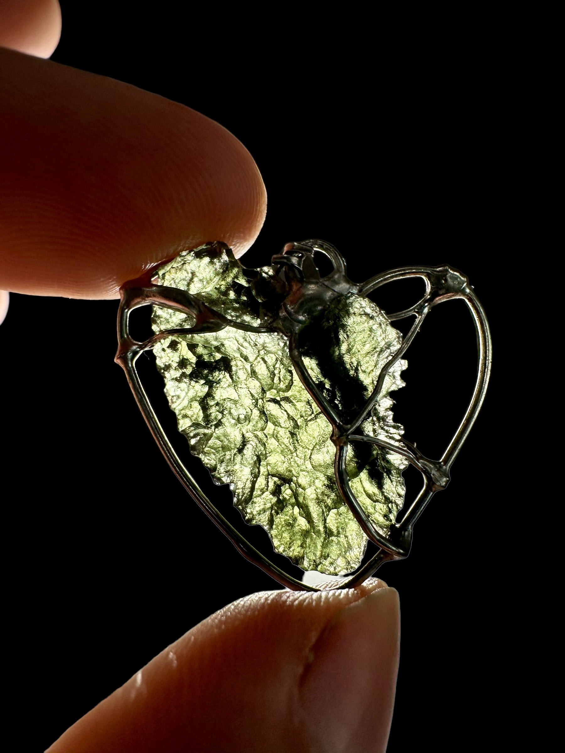 Moldavite pendant - P/V111
