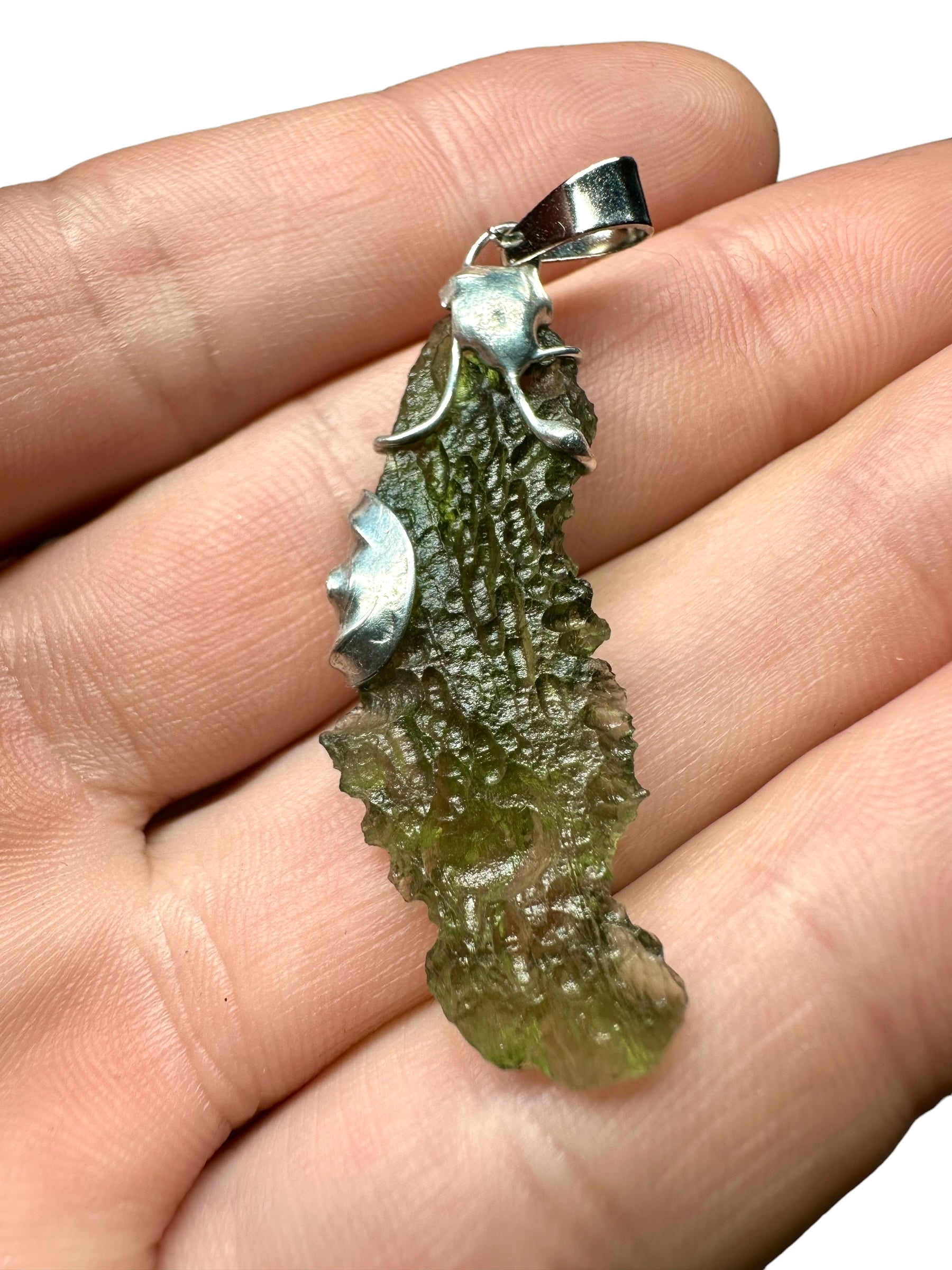 Moldavite pendant - P/V112