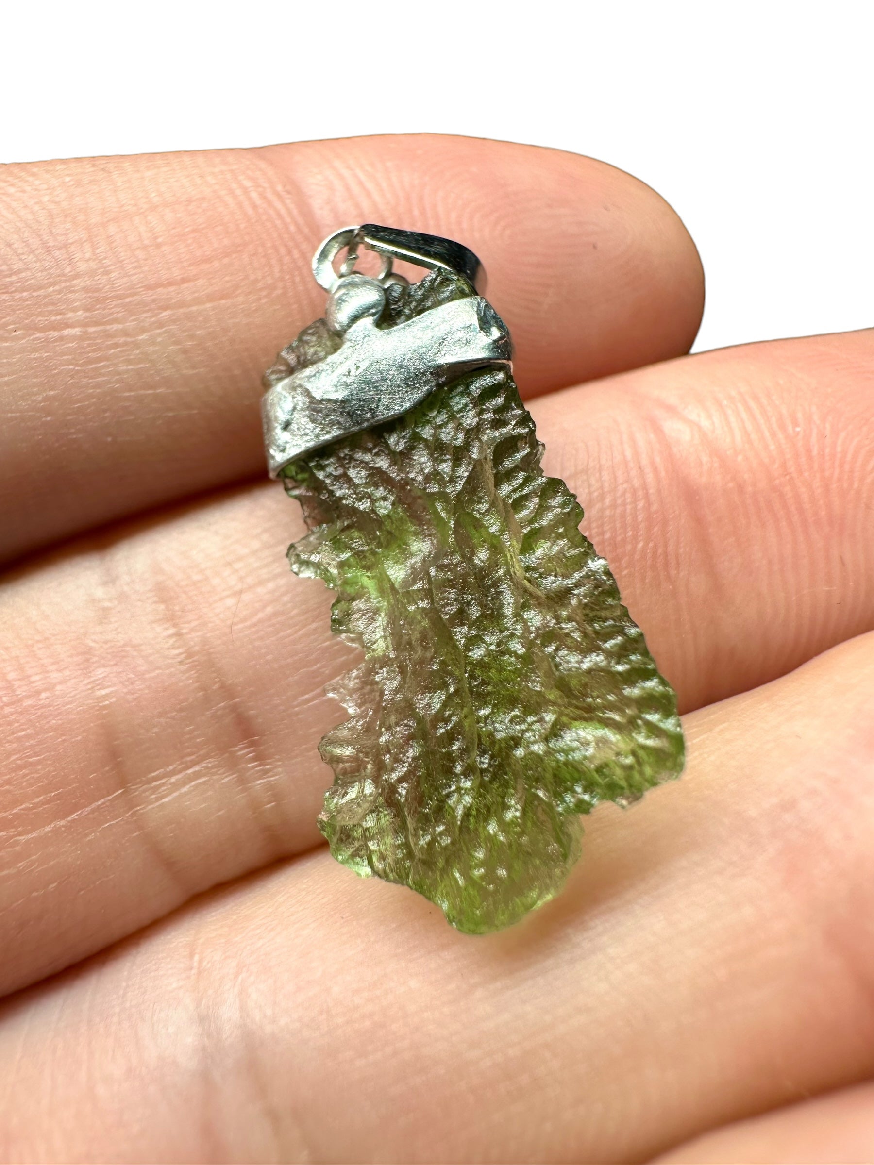 Moldavite pendant - P/V115