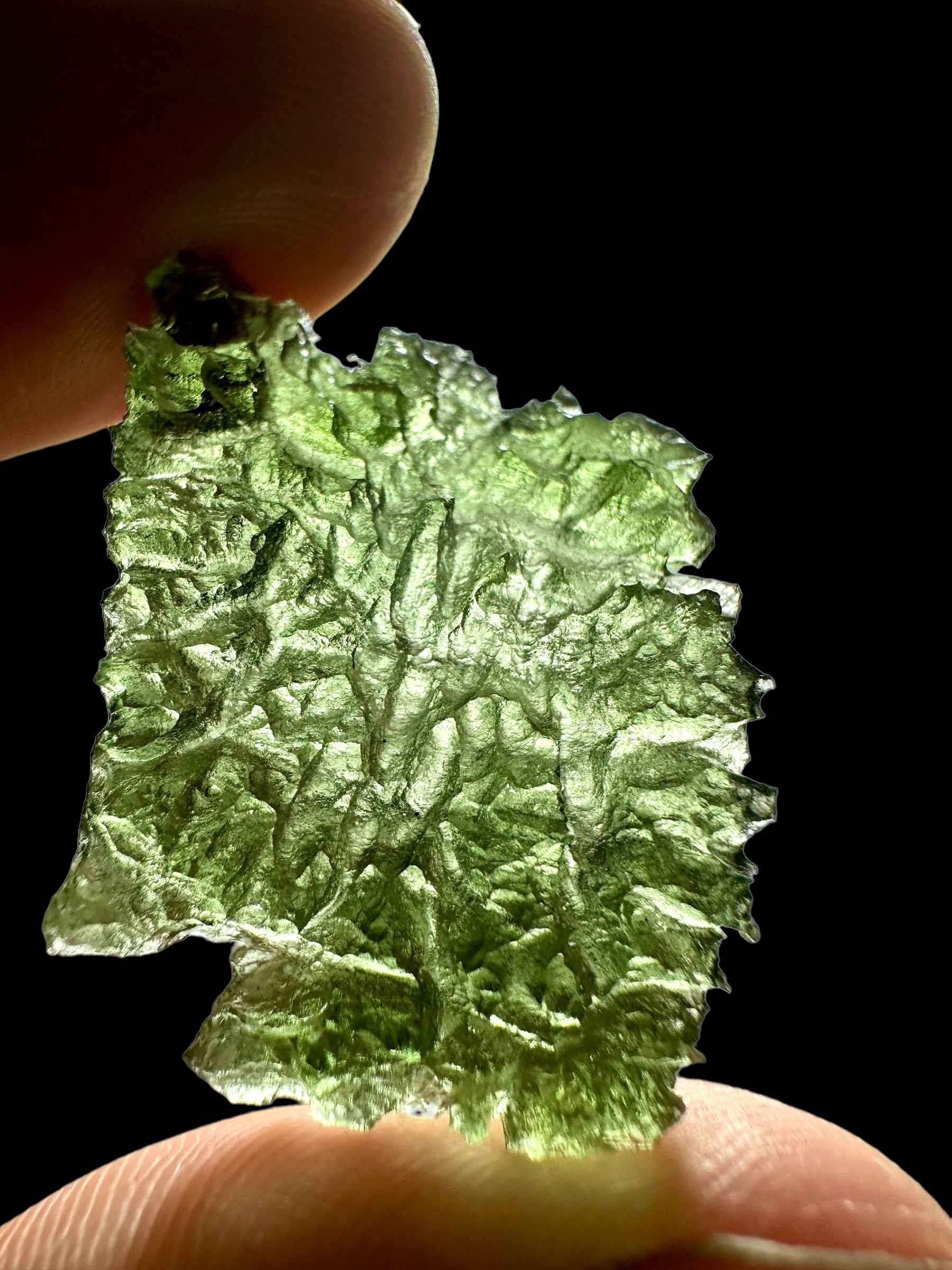 Moldavite – Vrabce – Vrubice – 5g - V2383
