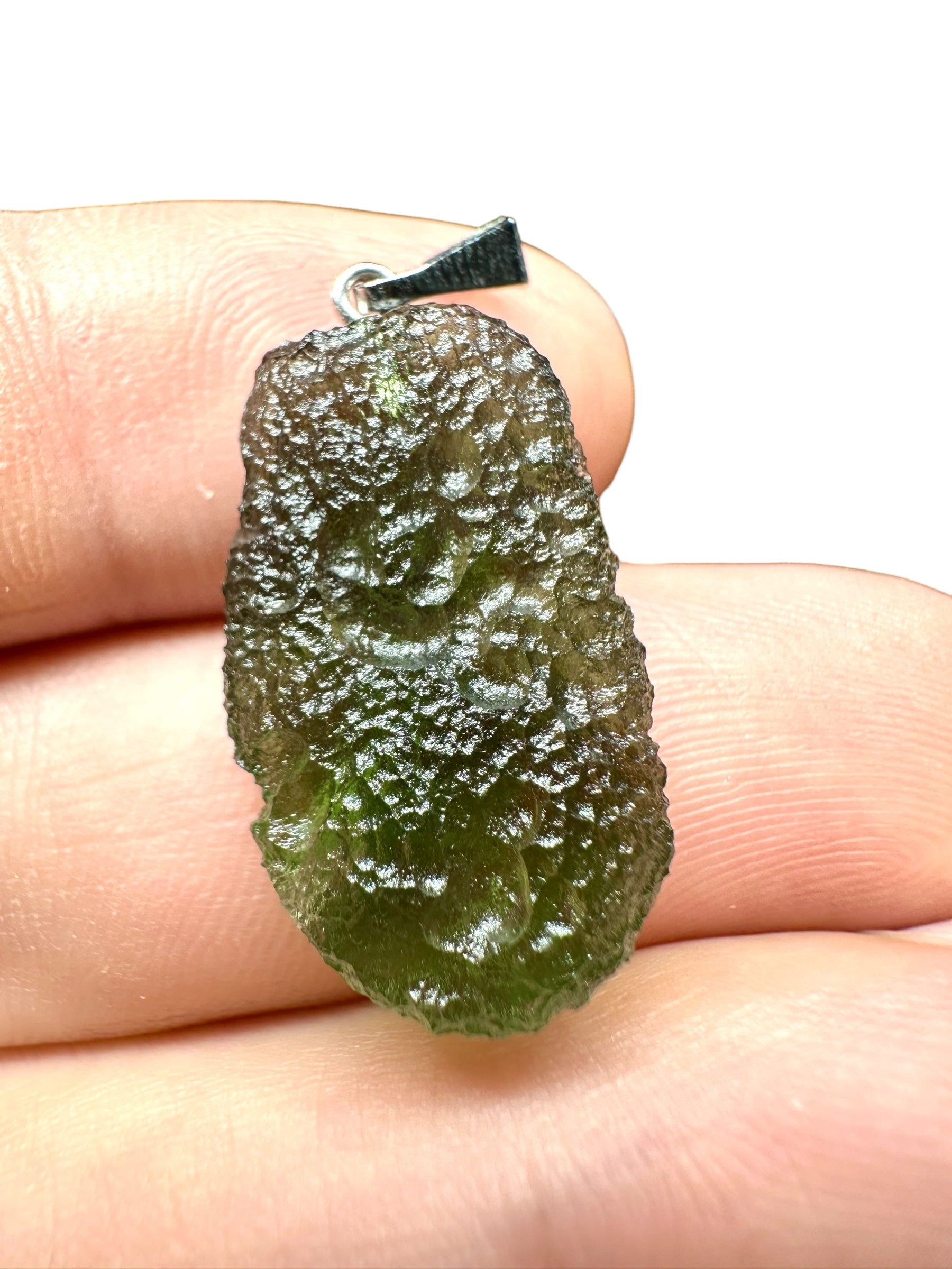 Moldavite pendant - P/V160