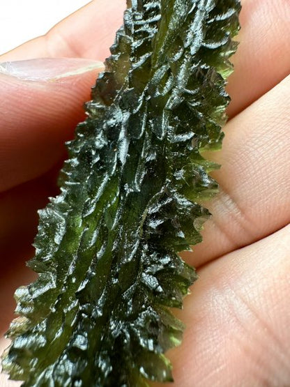 Moldavite Grezza – Besednice Jezkovna – 19,4g - V066-7