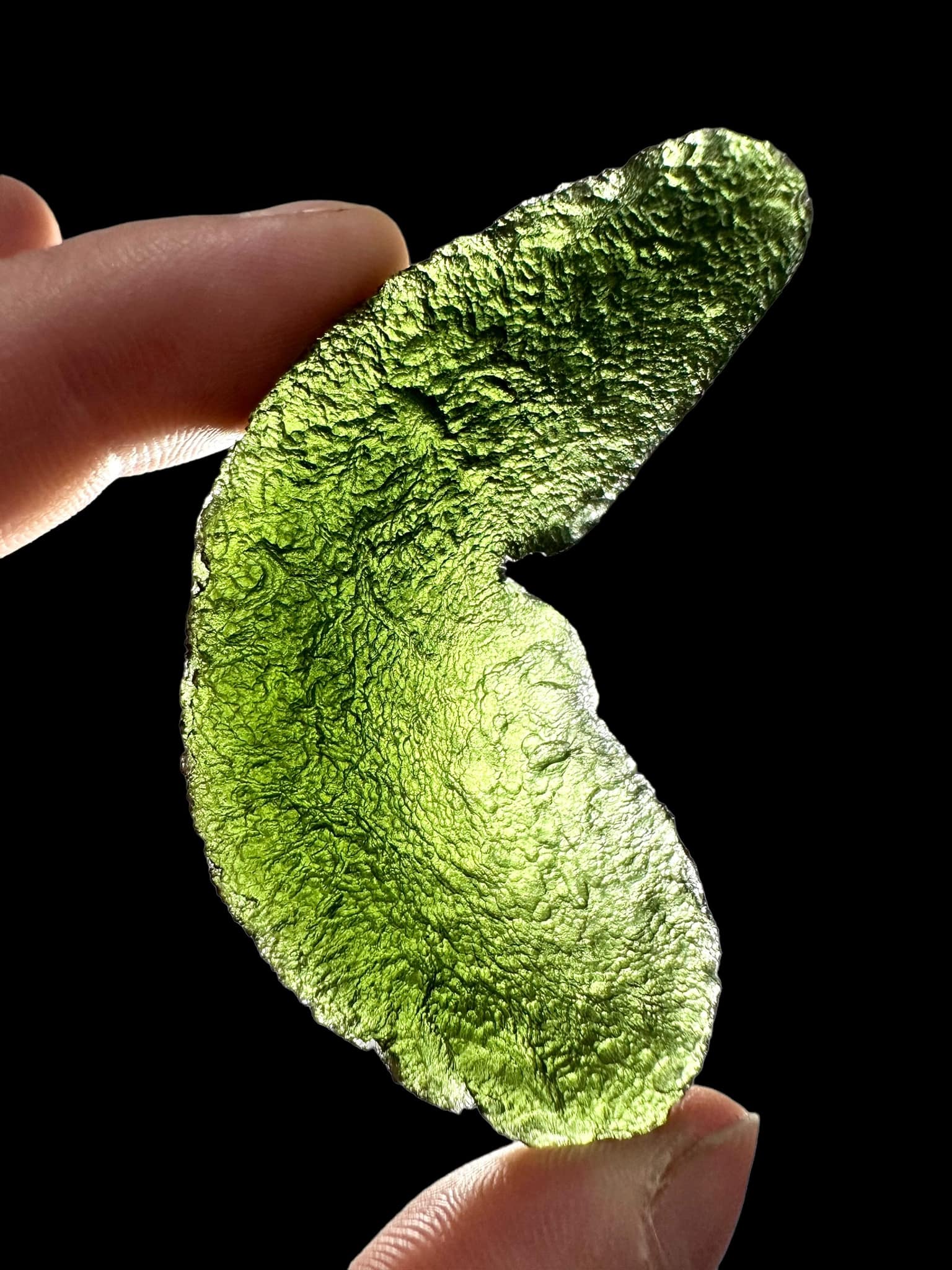 Moldavite – Dobrkovska Lhotka – Zatacka – 40,4g - V1865
